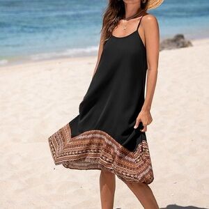 Cupshe Black and Brown Summer Dress